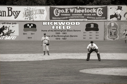 Rickwood Field Umpire B&W - Four Seasons Gallery