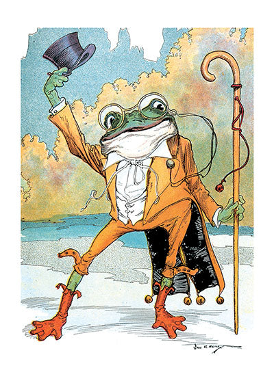 Frog Doffing Hat