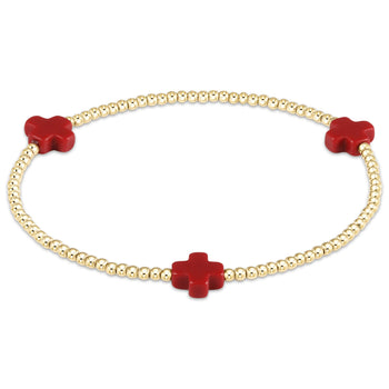 Sig. Cross Gold 3MM Red
