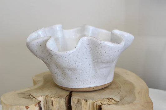 Round Fluted Bowl - Simply White