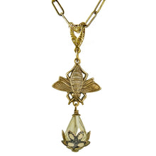 Load image into Gallery viewer, Fairyland: Pollinate Necklace, Gold and Champange