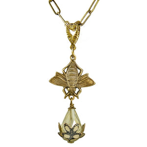 Fairyland: Pollinate Necklace, Gold and Champange