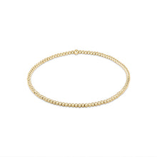 Load image into Gallery viewer, Classic Gold 2MM Bead Bracelet